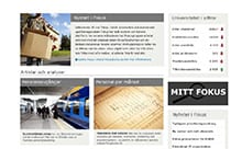 Newspaper-style data report
