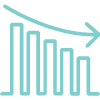 of academic departments saw a decrease in course completion from Spring 2019 to Spring 2020