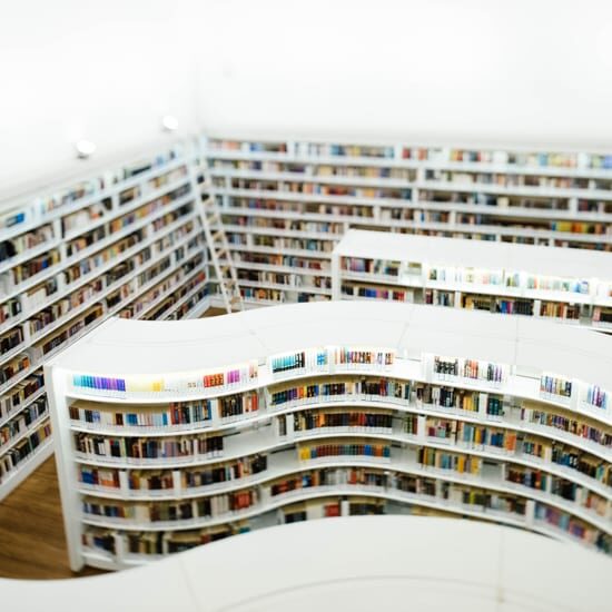 library bookstacks