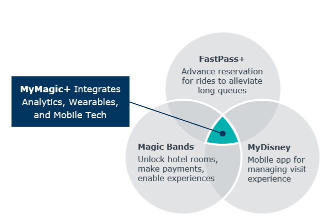 MyMagic+ integrates analytics, wearables, and mobile technology