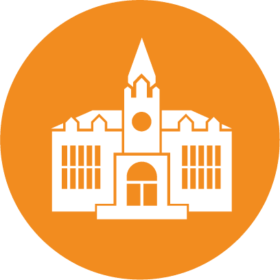 Campus building icon - Adult Prospect Audience Generation