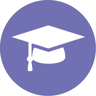 Graduation cap icon - Adult Prospect Audience Generation