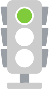 a green traffic light