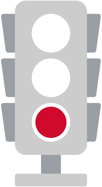 a red traffic light
