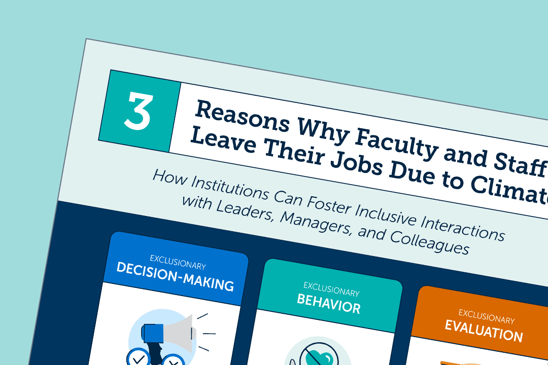 3 Reasons Why Faculty and Staff Leave Their Jobs Due to Climate | EAB