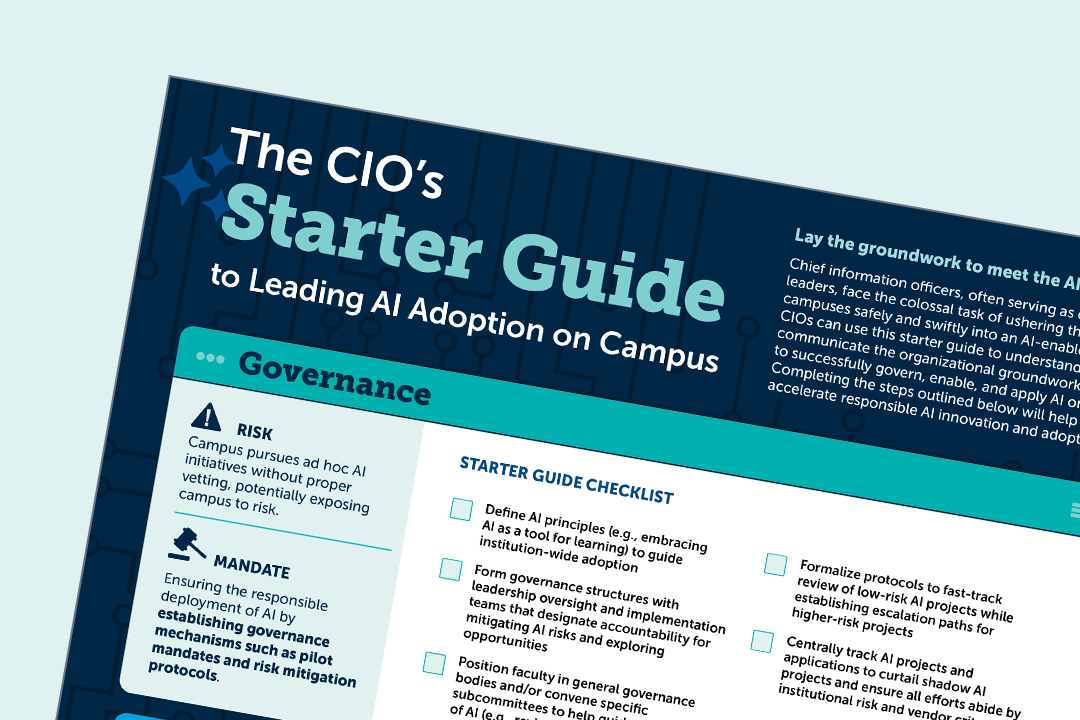 The CIO’s starter guide to leading AI adoption on campus